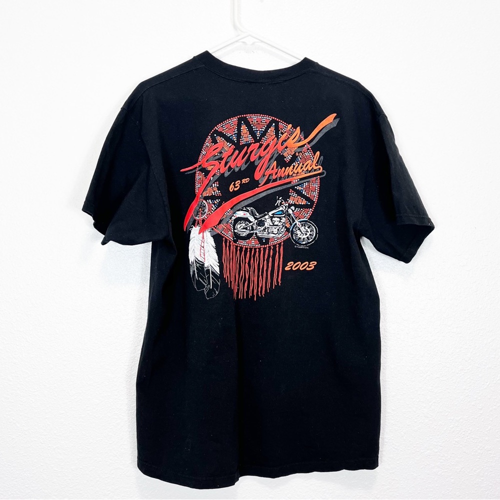 2003 63rd Sturgis World’s Largest Bike Rally S.D. Graphic T-shirt Size L VTG
